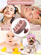 Masajeadores capilares premium de silicona